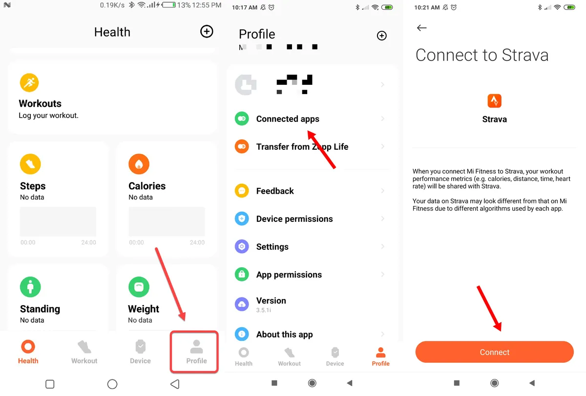 How to Easily Connect your Mi Band to Strava