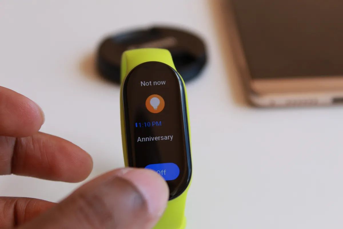 How to Set an Event Reminder on Your Mi Band using Mi Fitness