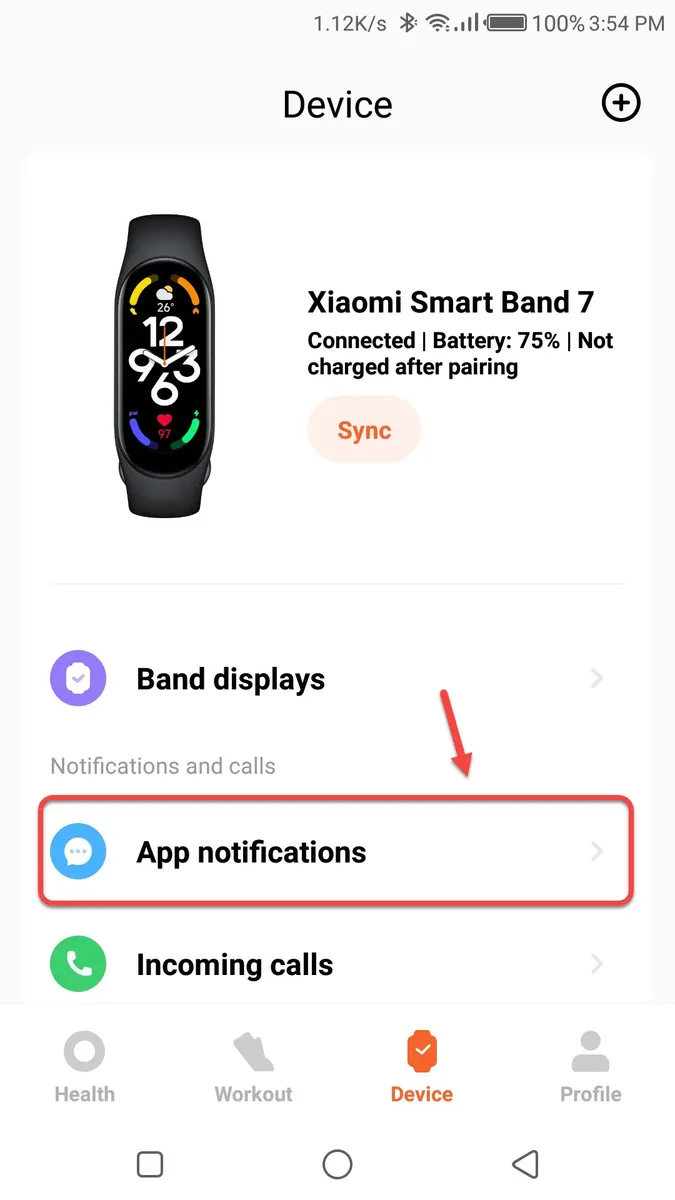 Step 3: Click on App Notifications