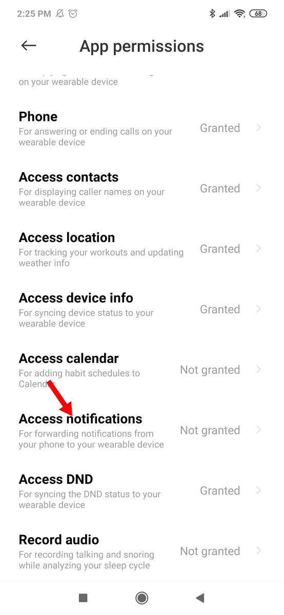 Step 4: Grant Access Notifications