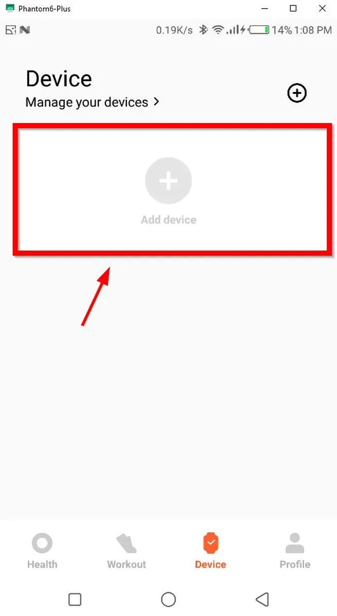 Step 6: Click on Add Device