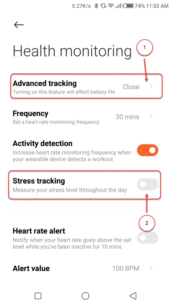 Tip 3: Reduce Heart Rate Monitoring