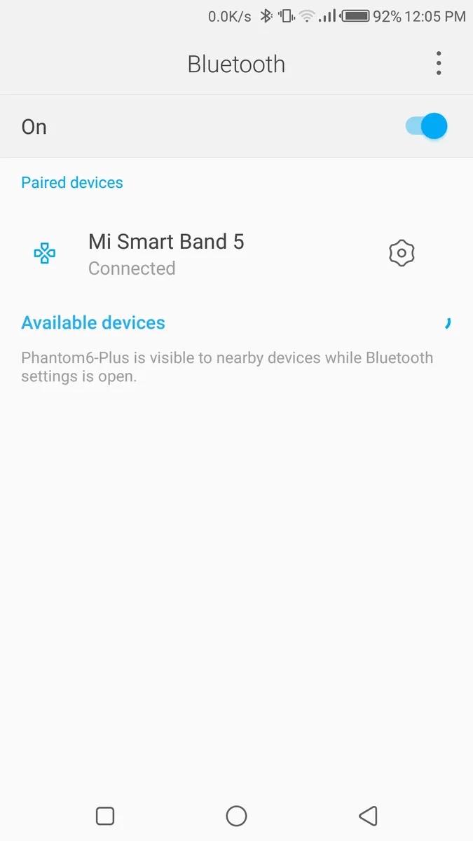 Step 3: Pair your Mi Band 5 with your Phone’s Bluetooth