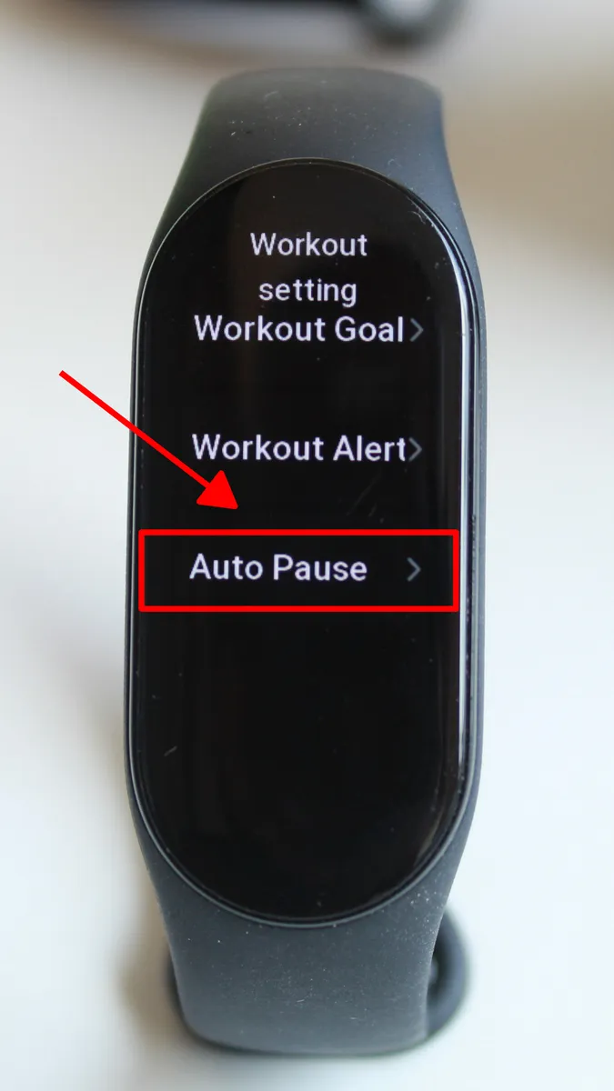 Step 3: Tap on Auto Pause